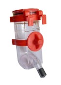 Fekrix Hanging Pet Water Bottle Red Water Dispenser 350ml